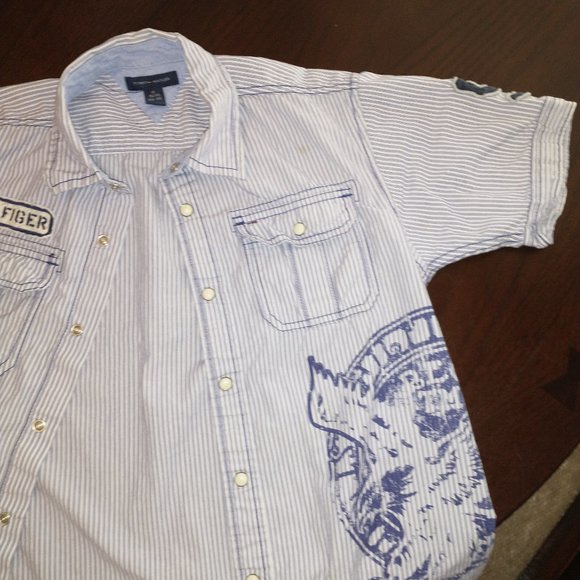 Boys Tommy Hilfiger collared button down shirt - Picture 2 of 4
